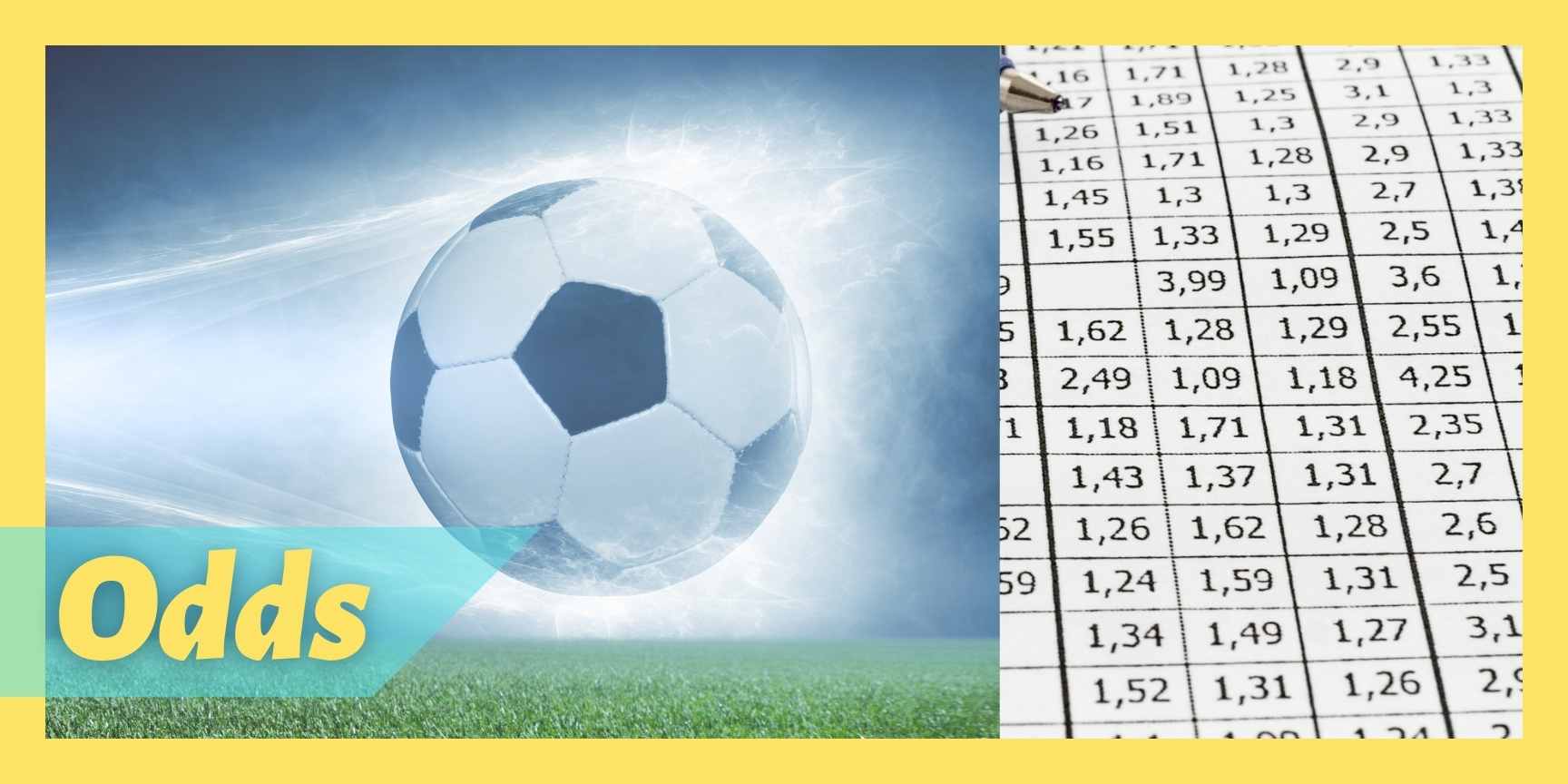 Why do people need to consider odds when participating in soccer betting?